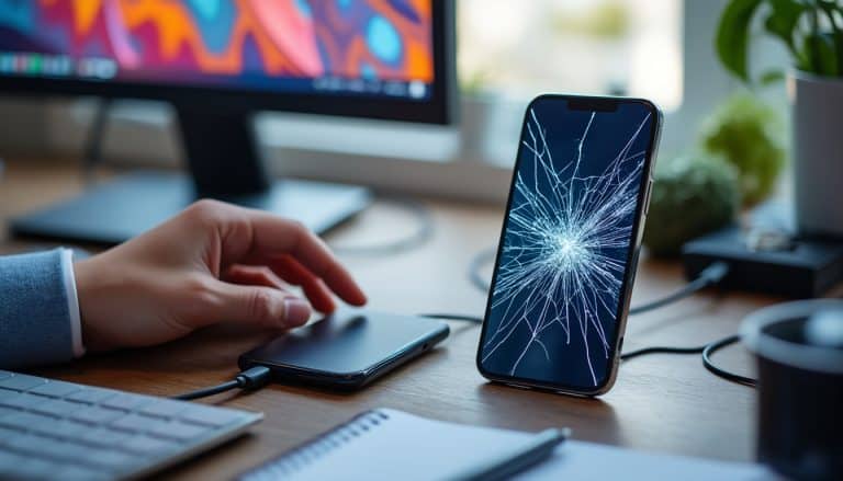 Afficher écran téléphone sur pc écran cassé : à vérifier d'abord
